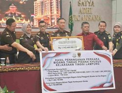 Fantastis! Semester I 2026 Kejati Lampung Kembalikan Rp1,145 Triliun ke Kas Negara