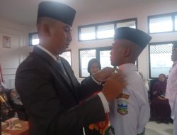 Paskibra Kecamatan Sukaresmi Dikukuhkan, Siap Jalankan Tugas Upacara HUT RI ke-81