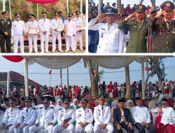 Upacara peringatan Hari Ulang Tahun (HUT) ke-81 Kemerdekaan Republik Indonesia Kecamatan Sukaresmi, Kabupaten Garut, berlangsung khidmat.